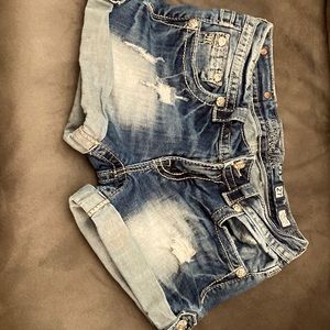 Women denim shorts
